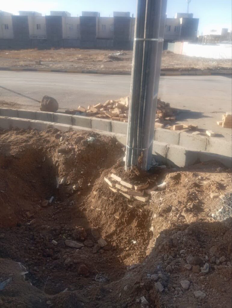 اجرای پروژه برق‌رسانی بخشی از واحدهای مسکن ملی – زمستان ۱۴۰۴ (12)