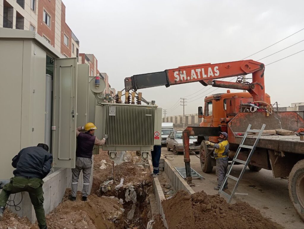 نصب پست کامپکت و اجرای شبکه فشار ضعیف - 2